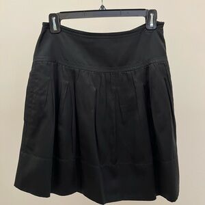 Vintage The Limited Black Satin Skirt